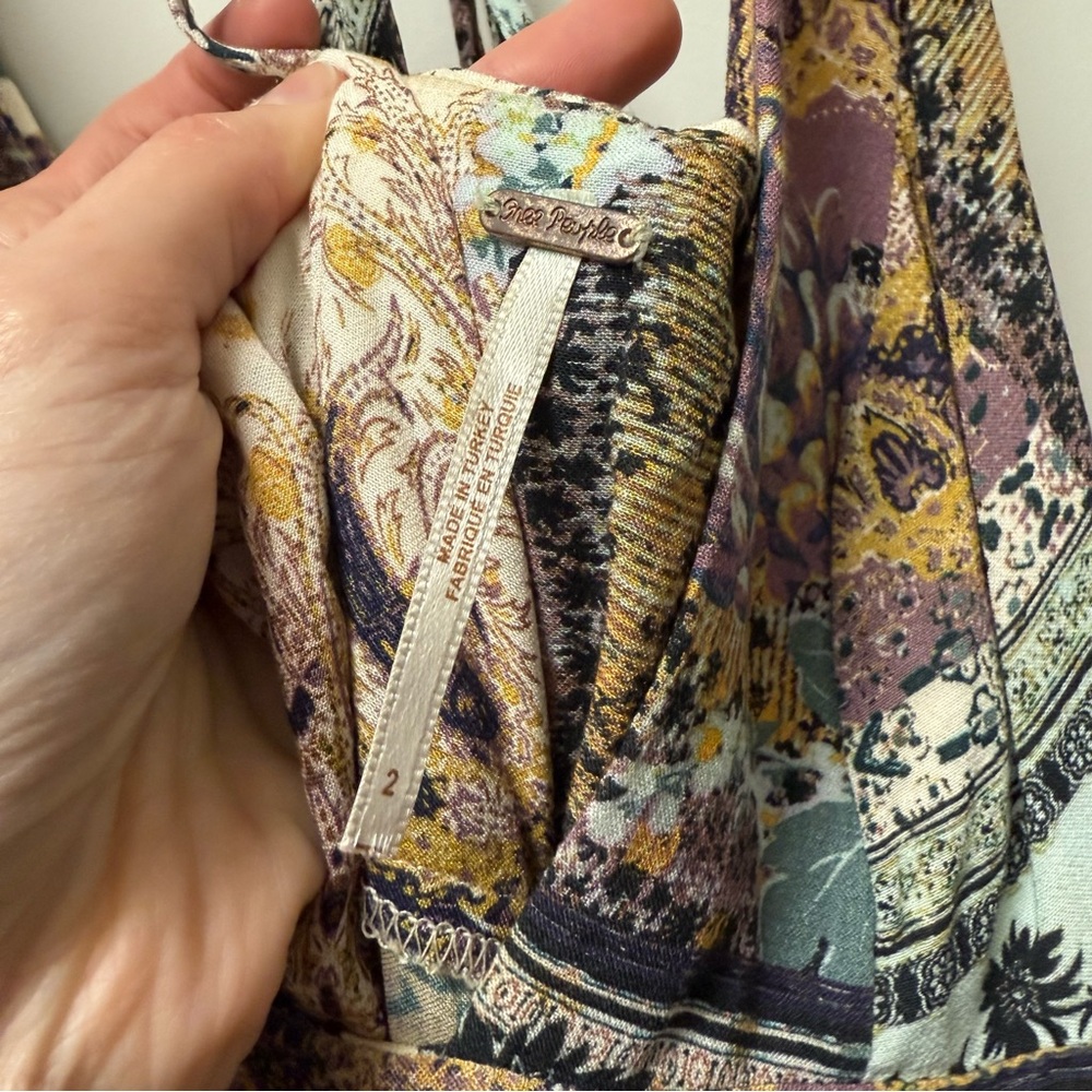 Free People Patchwork Jumpsuit - image 4